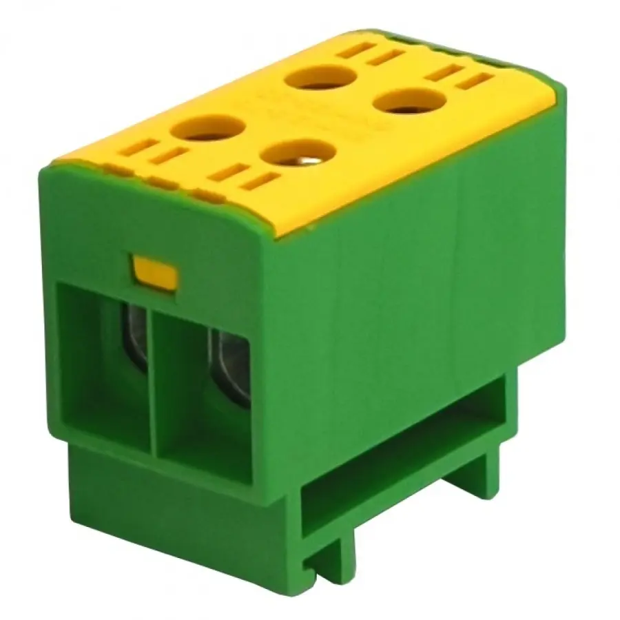 svorka ETB 35/1x2 žluto-zelená
